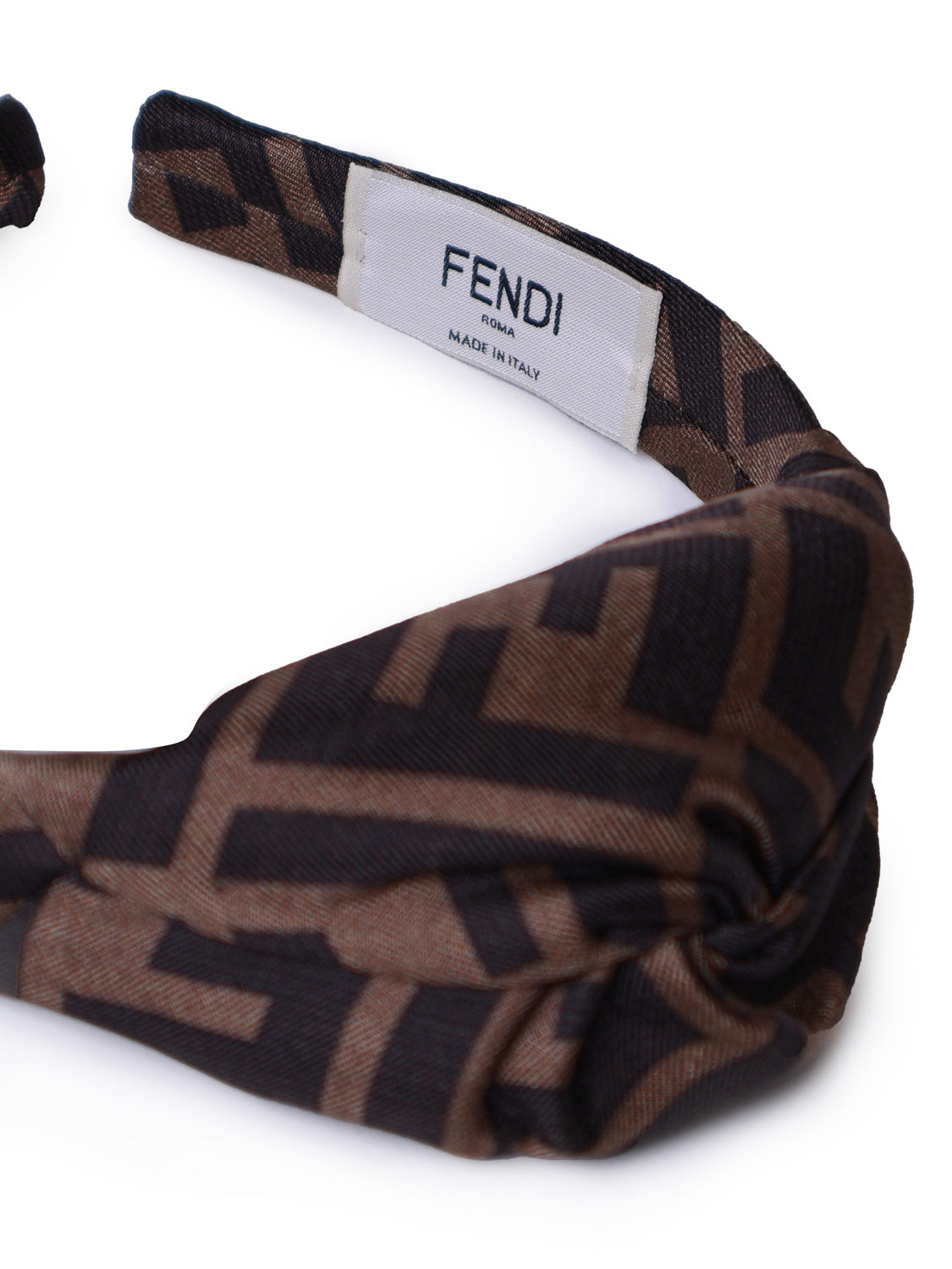 Fendi Accessories Brown Silk