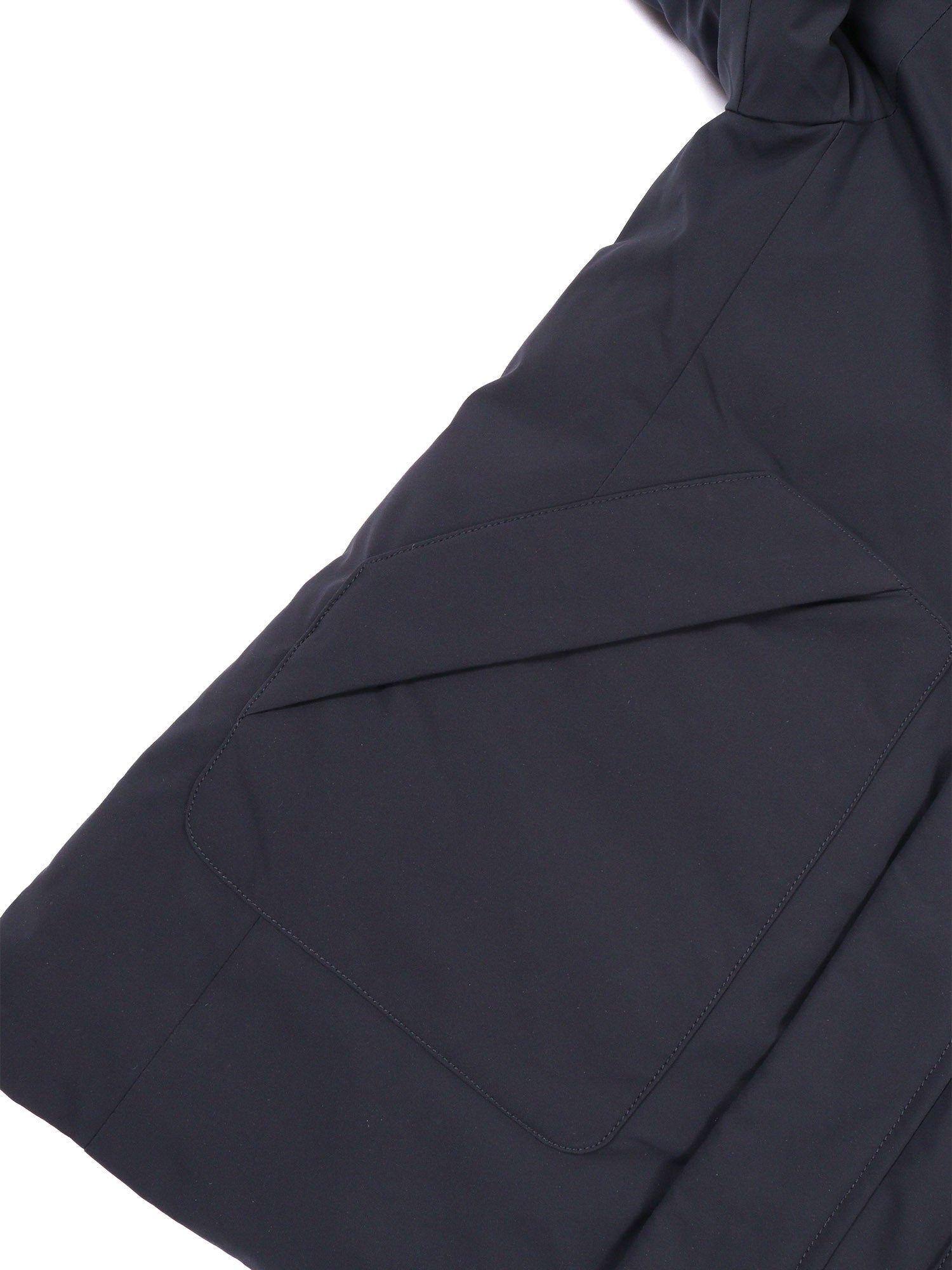 Albi Hooded Parka Blue Short Puffer