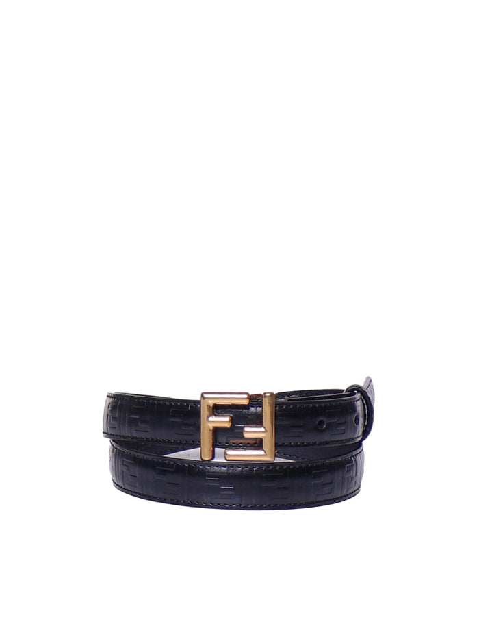 Fendi Belts Black Calfskin