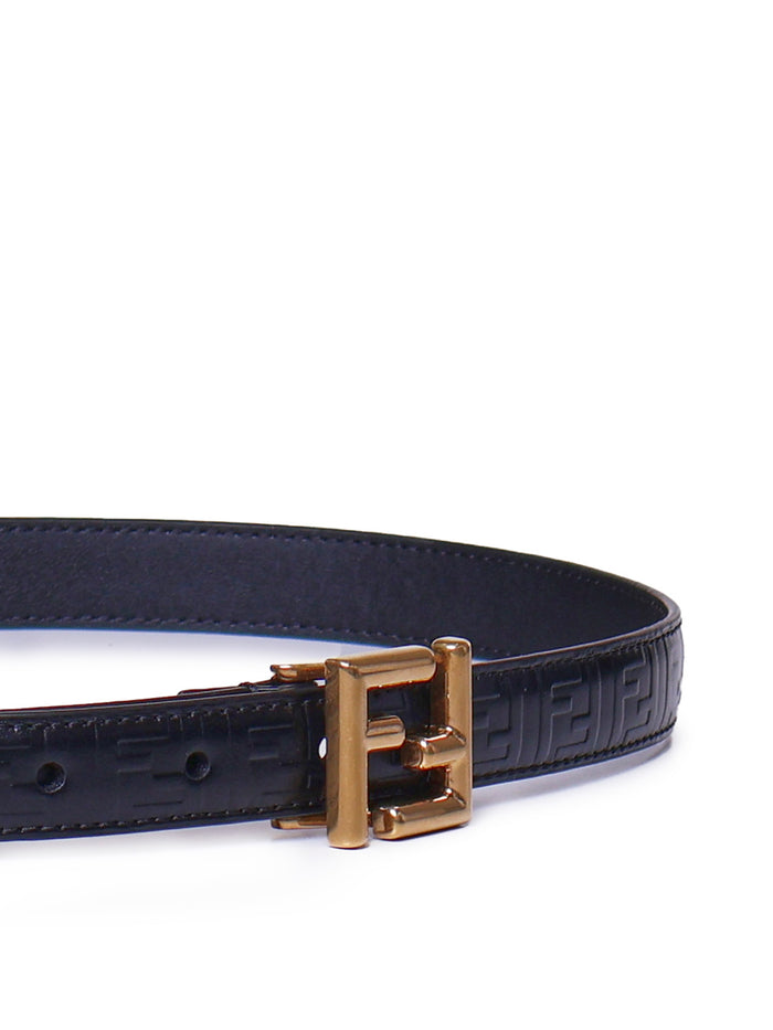Fendi Belts Black Calfskin