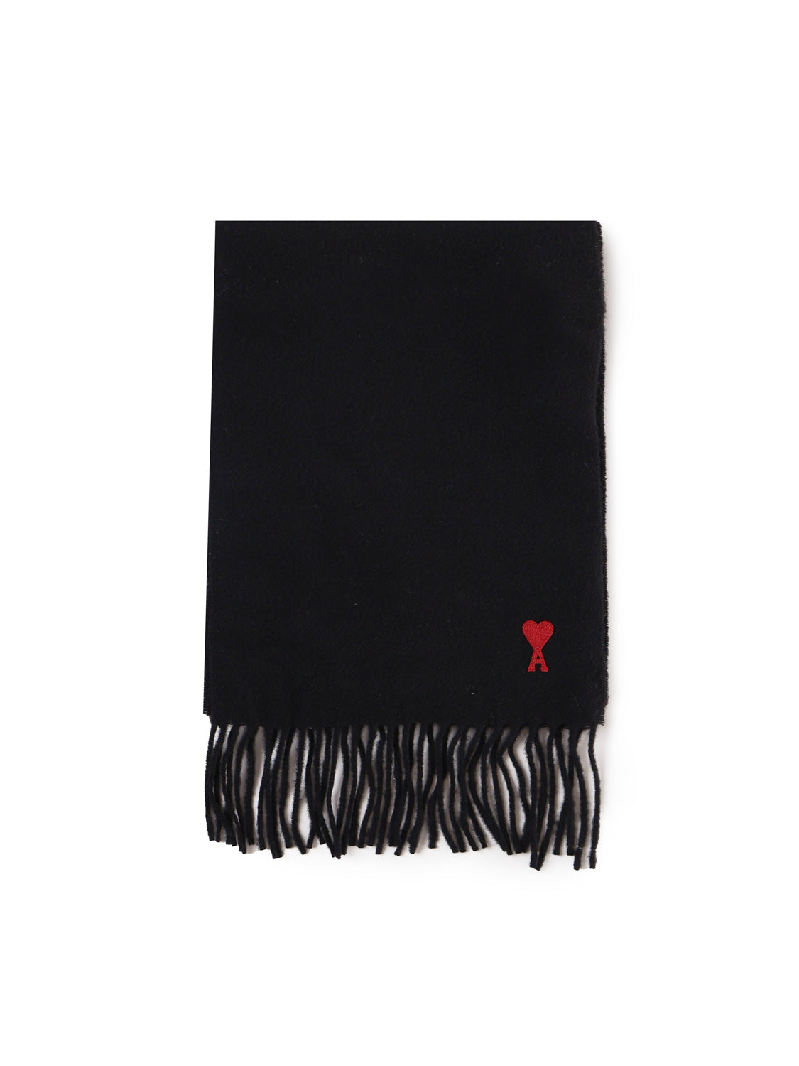 Ami Paris Scarfs Black Wool