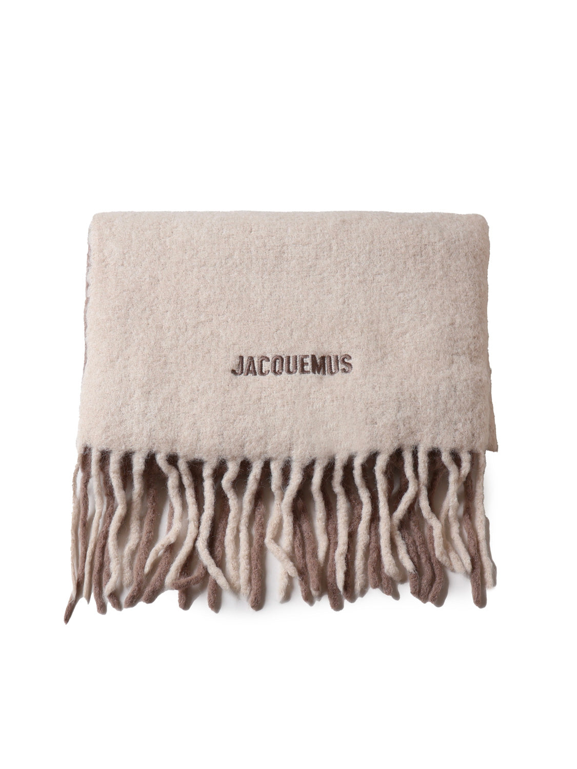 Jacquemus Scarfs Beige Alpaca Wool