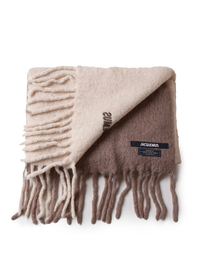 Jacquemus Scarfs Beige Alpaca Wool