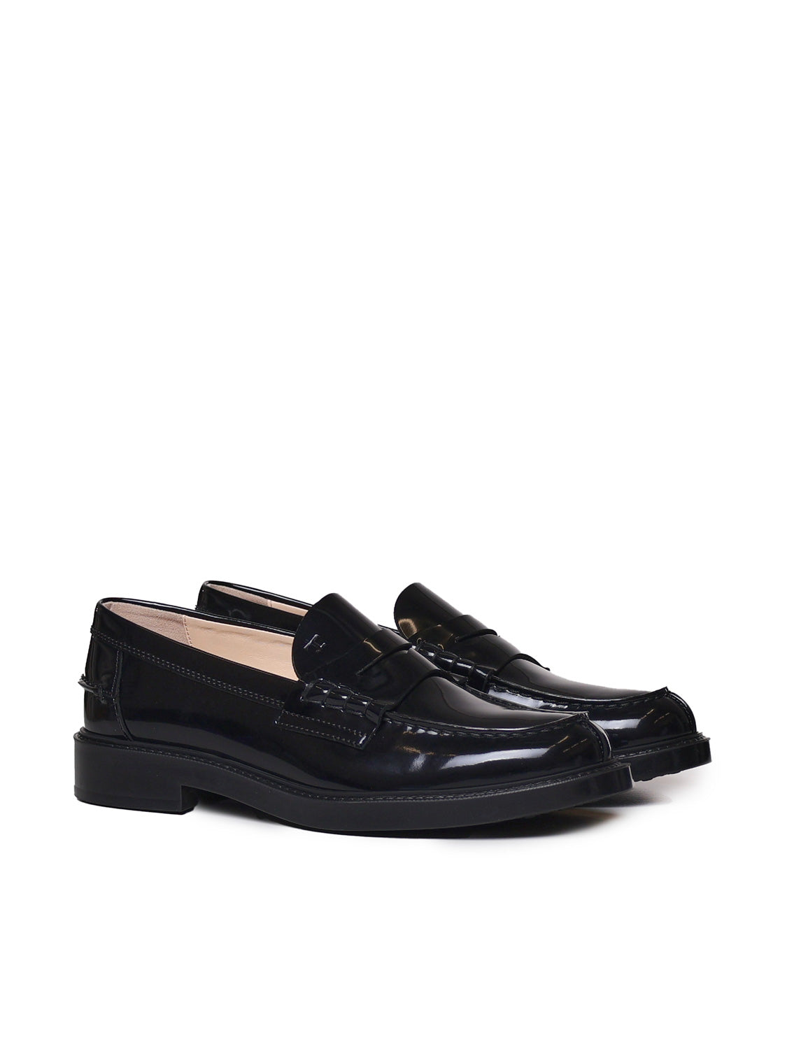 Tods Flat Shoes Black Leather