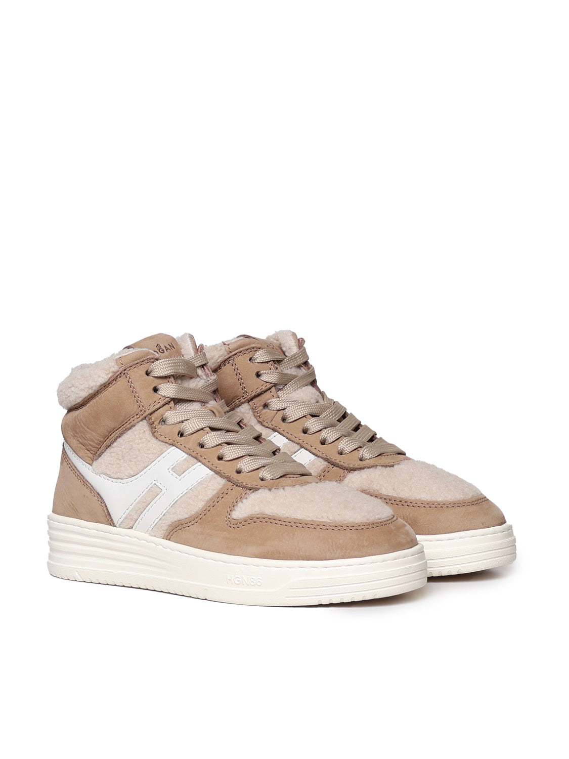 Hogan Sneakers Beige Suede
