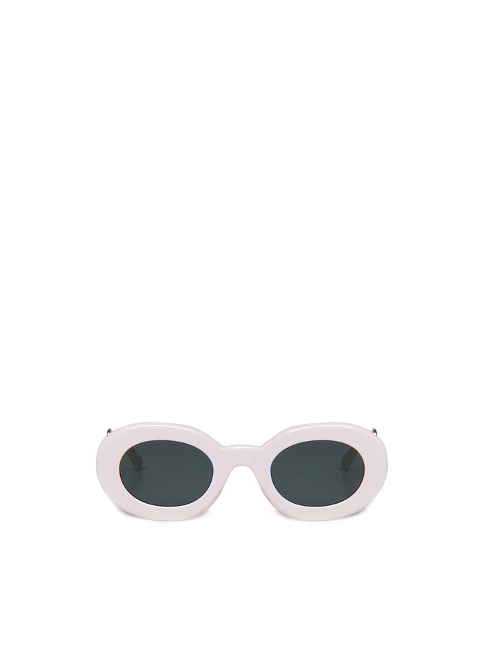 Jacquemus Sunglasses White Acetate
