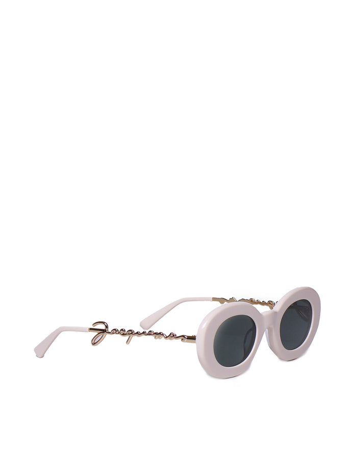 Jacquemus Sunglasses White Acetate