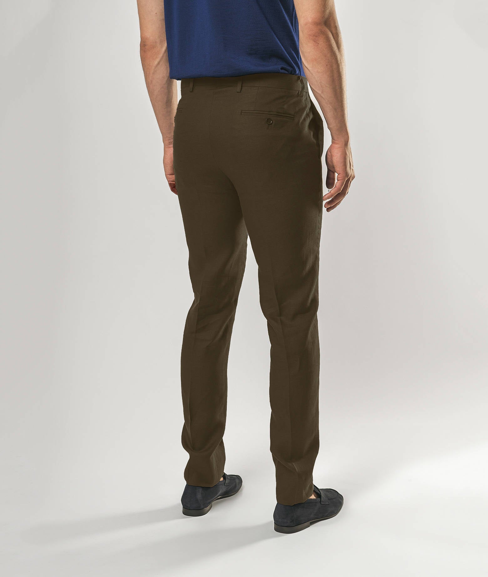 Linen Trousers Marbella White No Pinces
