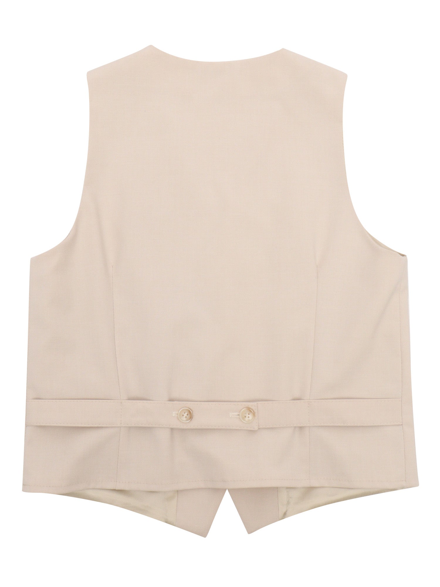 Beige waistcoat Polyamide Viscose Elastane Vest