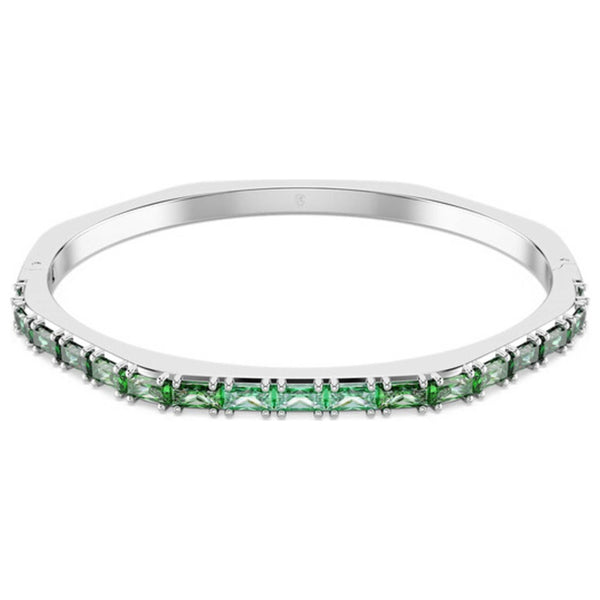 Preloved - Swarovski Womens Matrix Green Crystal Bangle 5720498 One Color Bracelets