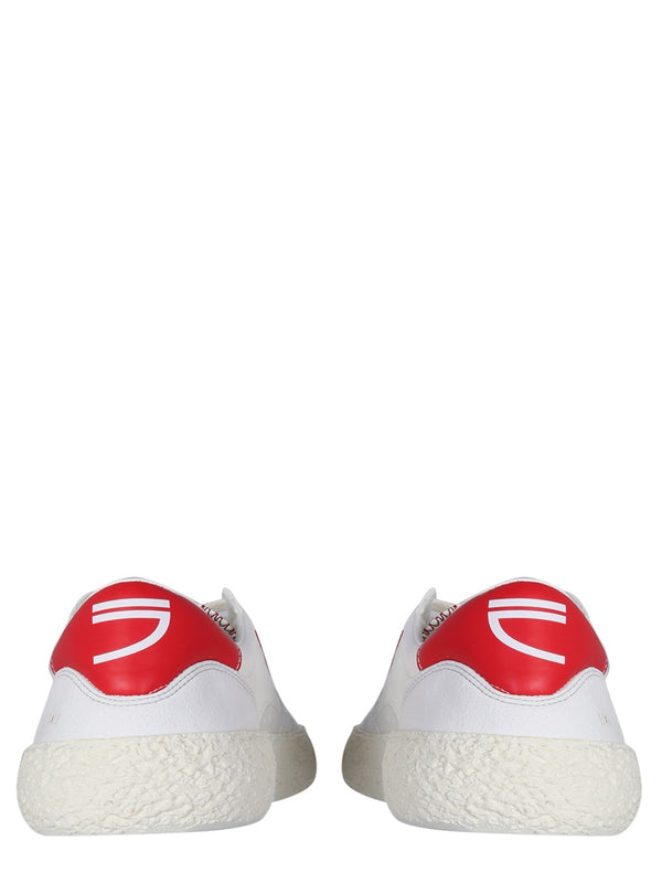 Vegan Sneakers White Recycled Rubber Sole Trainers