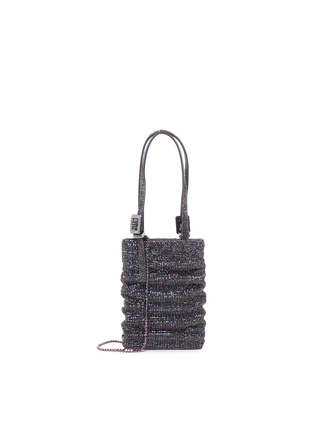 Benedetta Bruzziches Bags Grey Metallic Knitwear