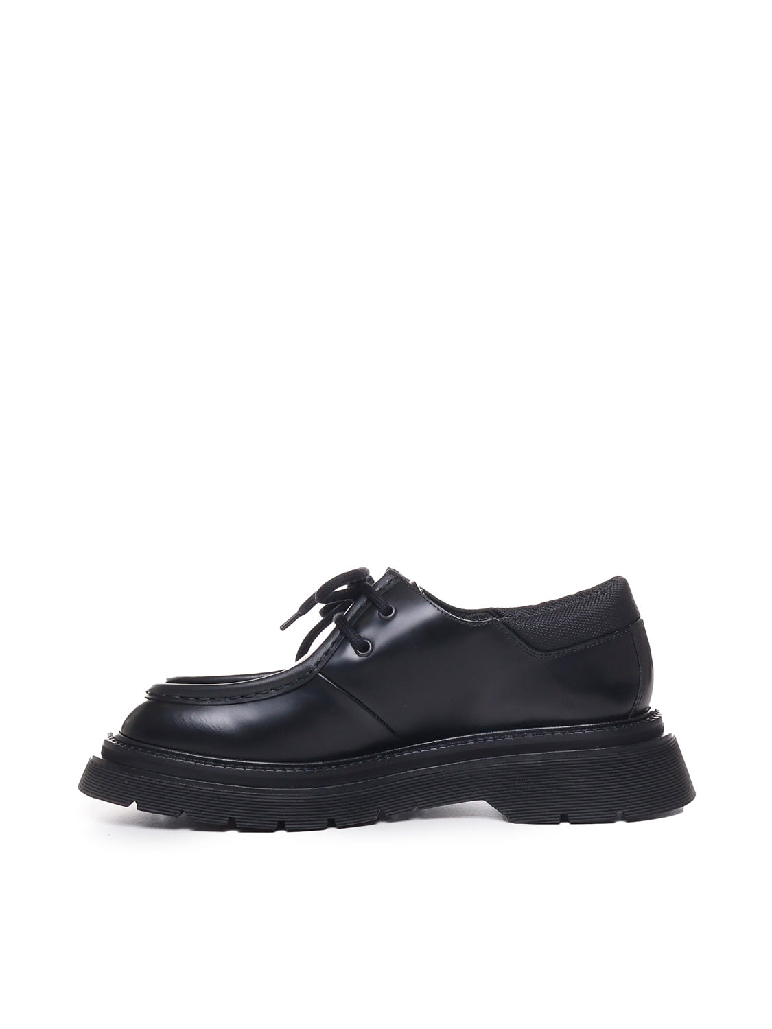 Dsquared2 Flat Shoes Black Leather