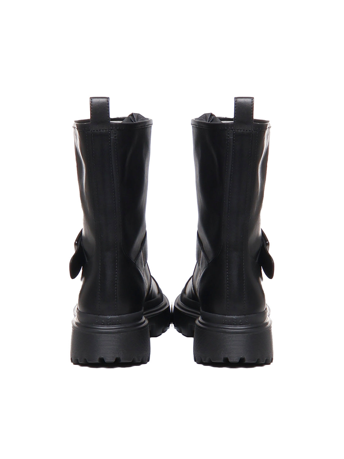 Hogan Boots Black Leather