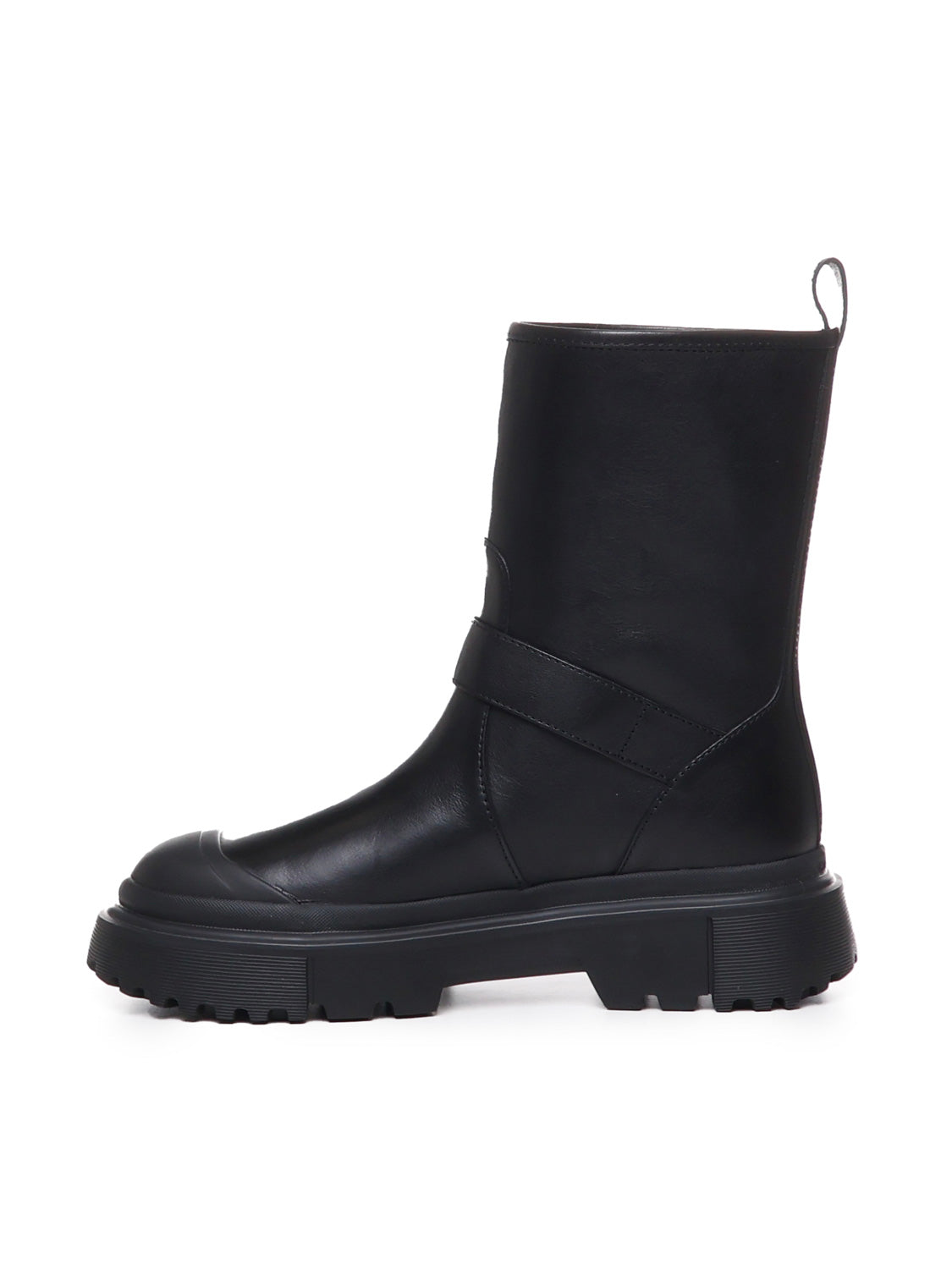 Hogan Boots Black Leather
