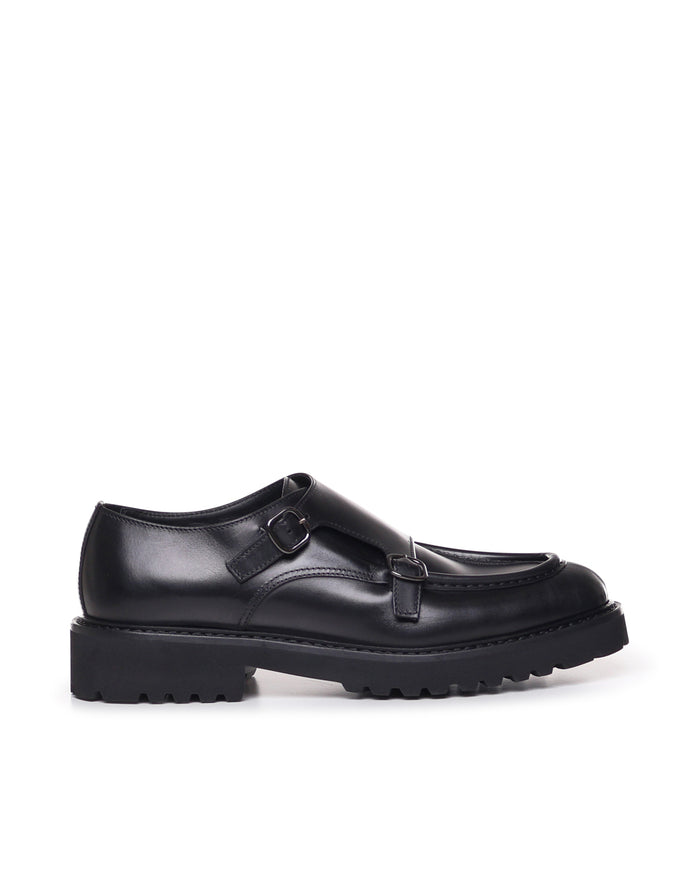 Doucals Flat Shoes Black Calfskin