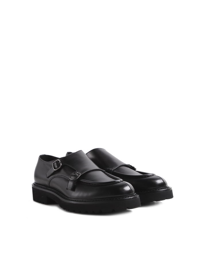 Doucals Flat Shoes Black Calfskin
