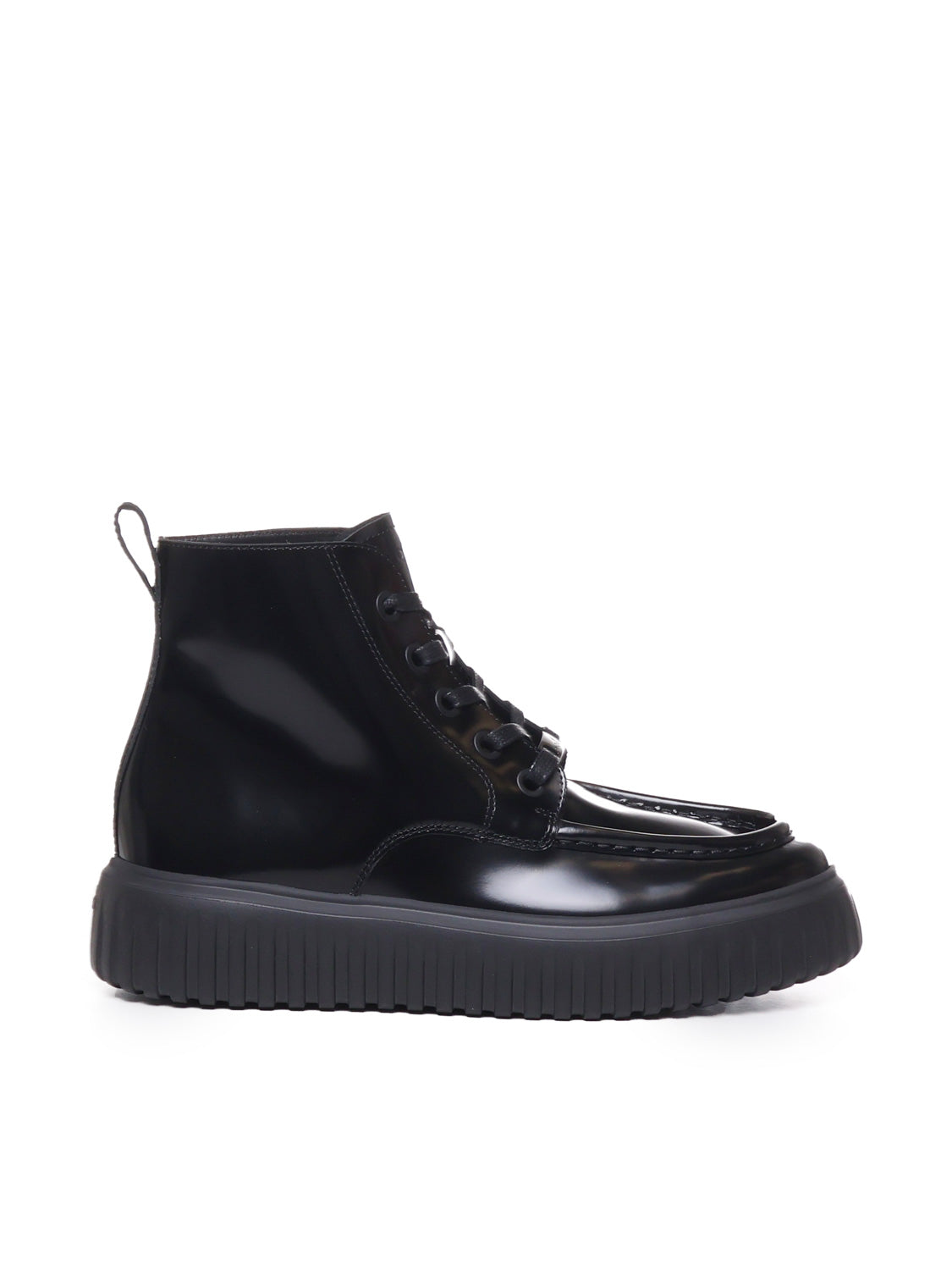Hogan Boots Black Leather