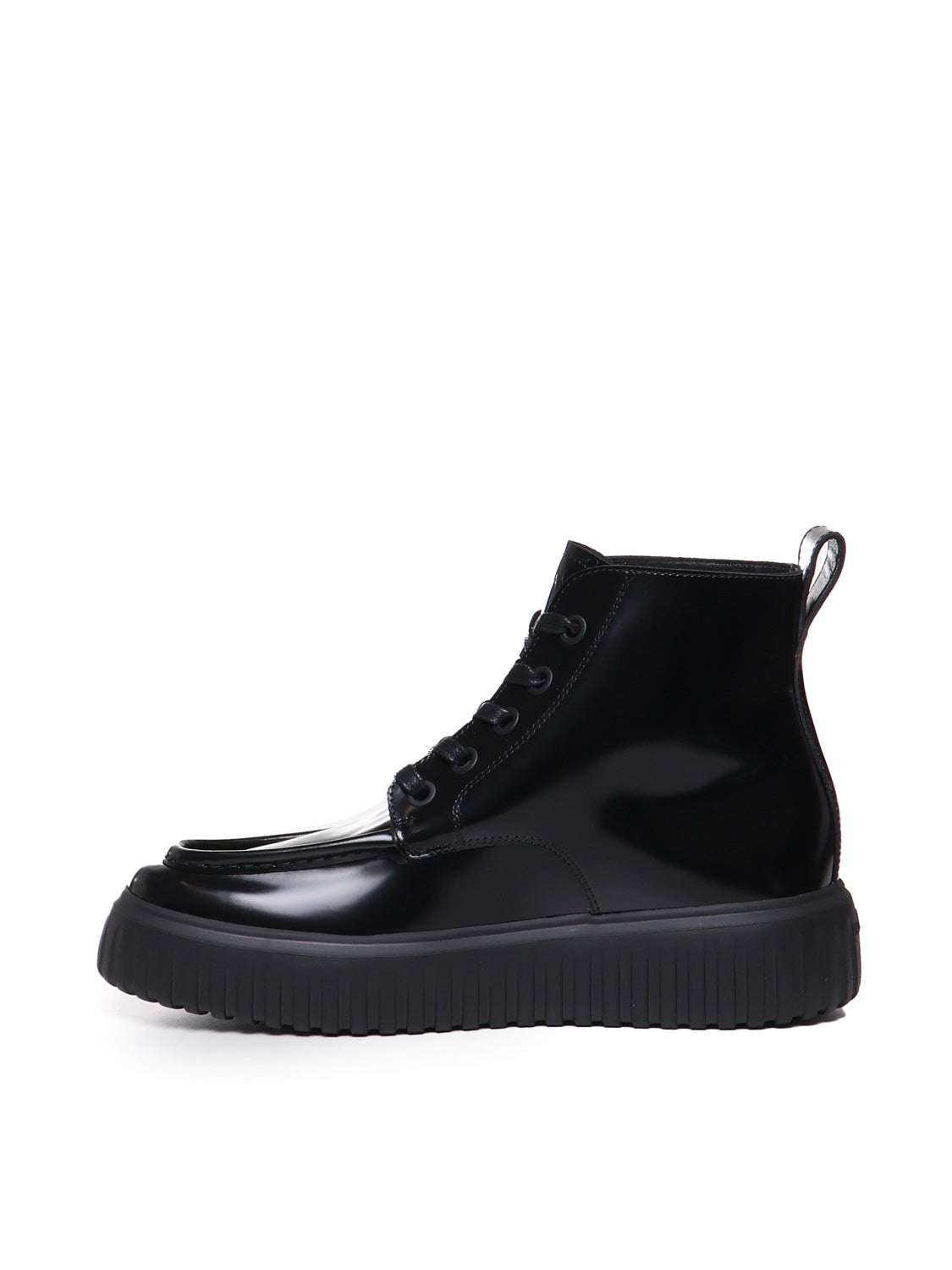 Hogan Boots Black Leather