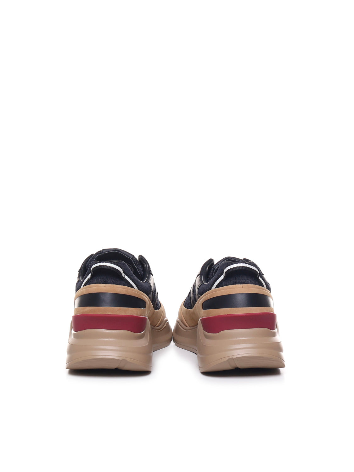 D.a.t.e. Sneakers Black-beige Textile