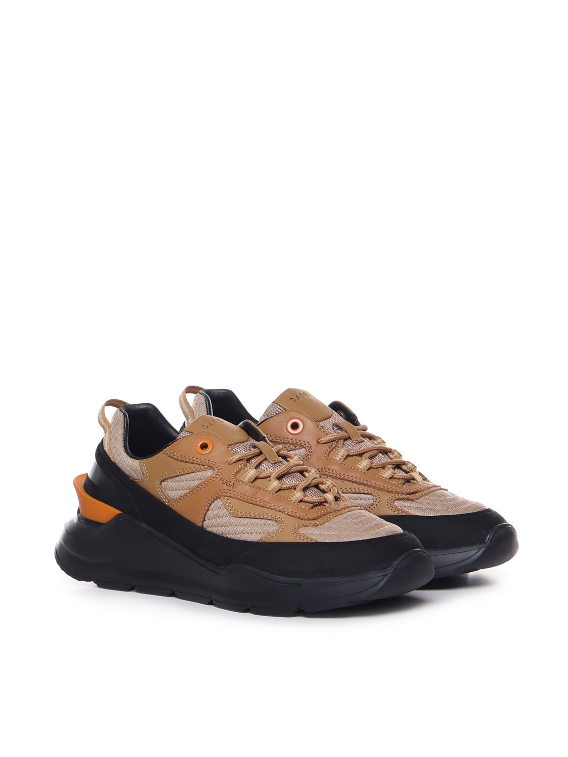 D.a.t.e. Sneakers Beige-black Fabric