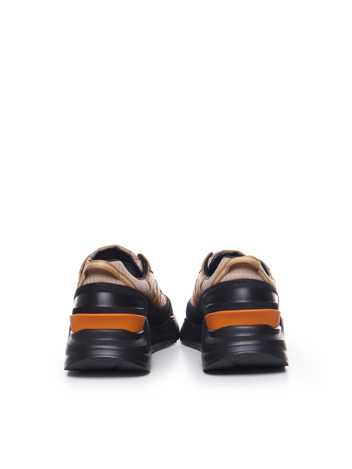 D.a.t.e. Sneakers Beige-black Fabric