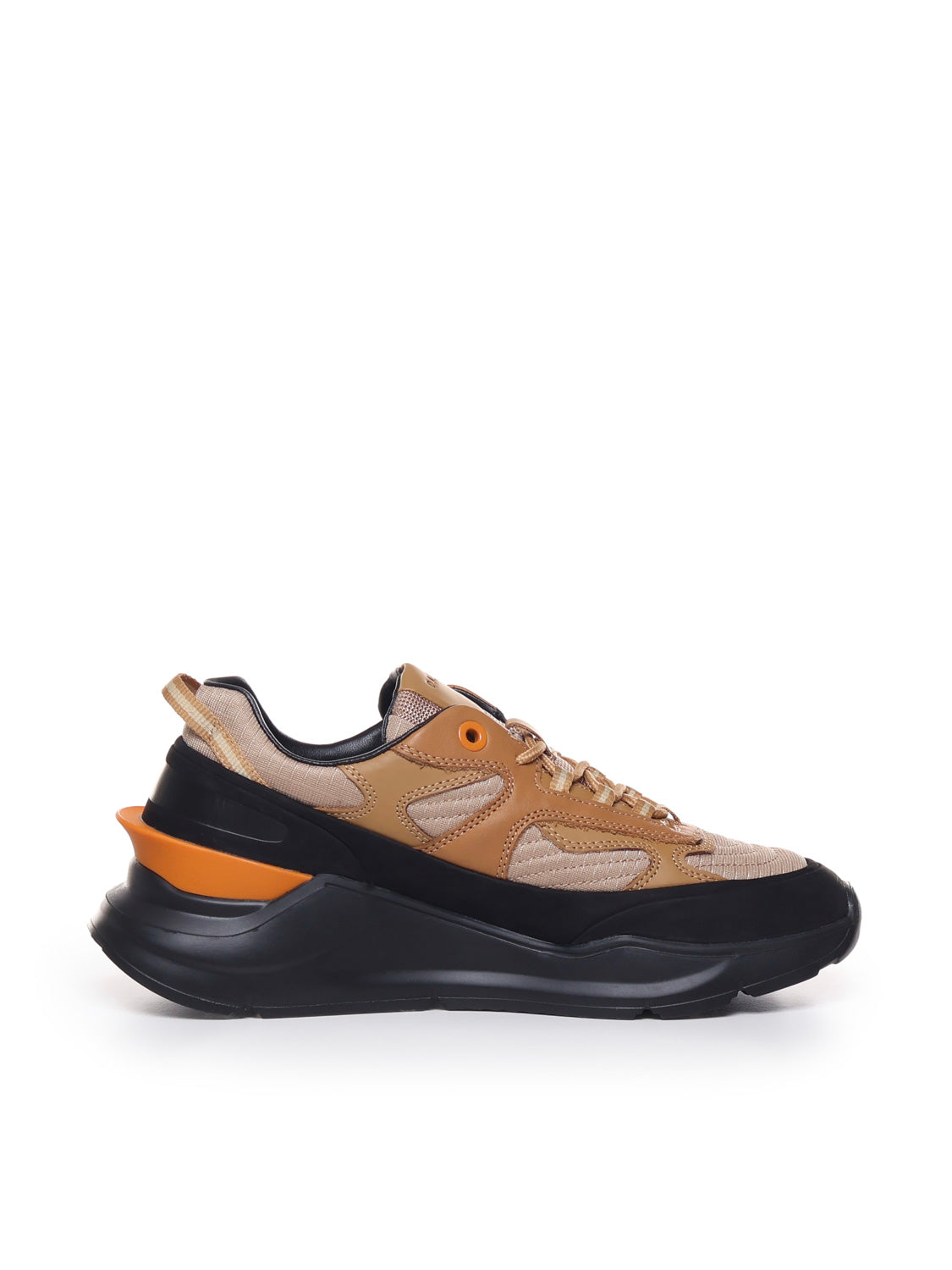 D.a.t.e. Sneakers Beige-black Fabric