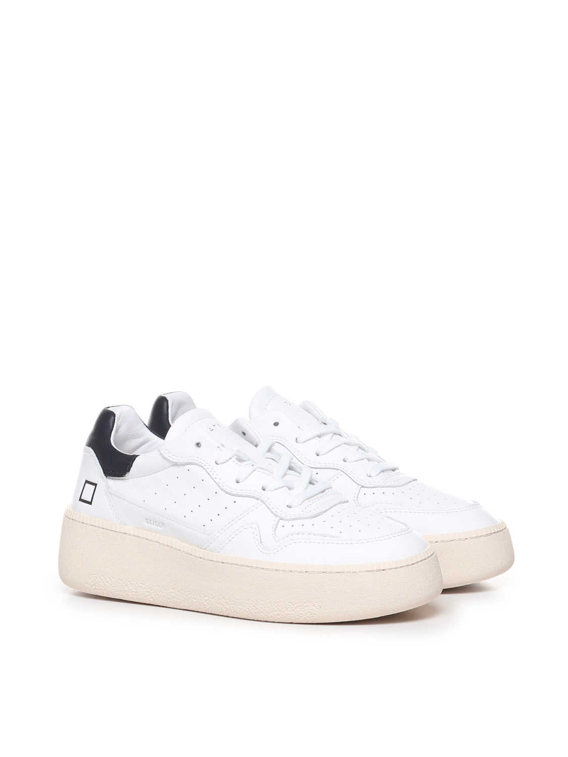 D.a.t.e. Sneakers White Calfskin