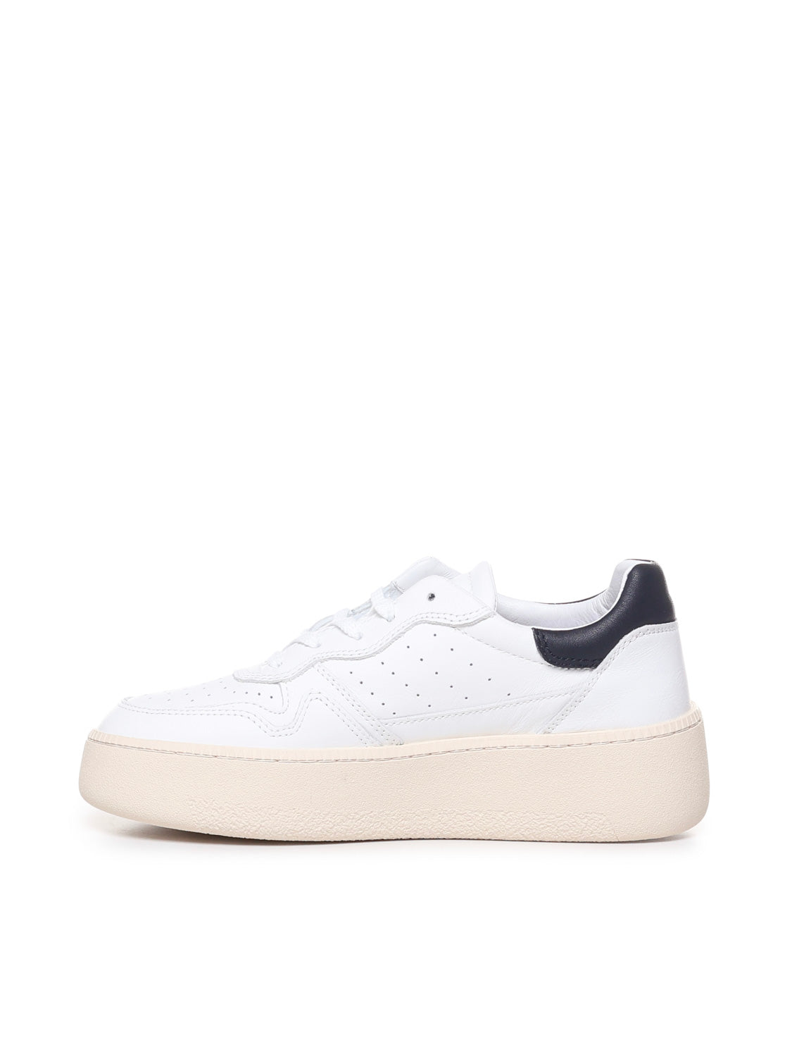 D.a.t.e. Sneakers White Calfskin