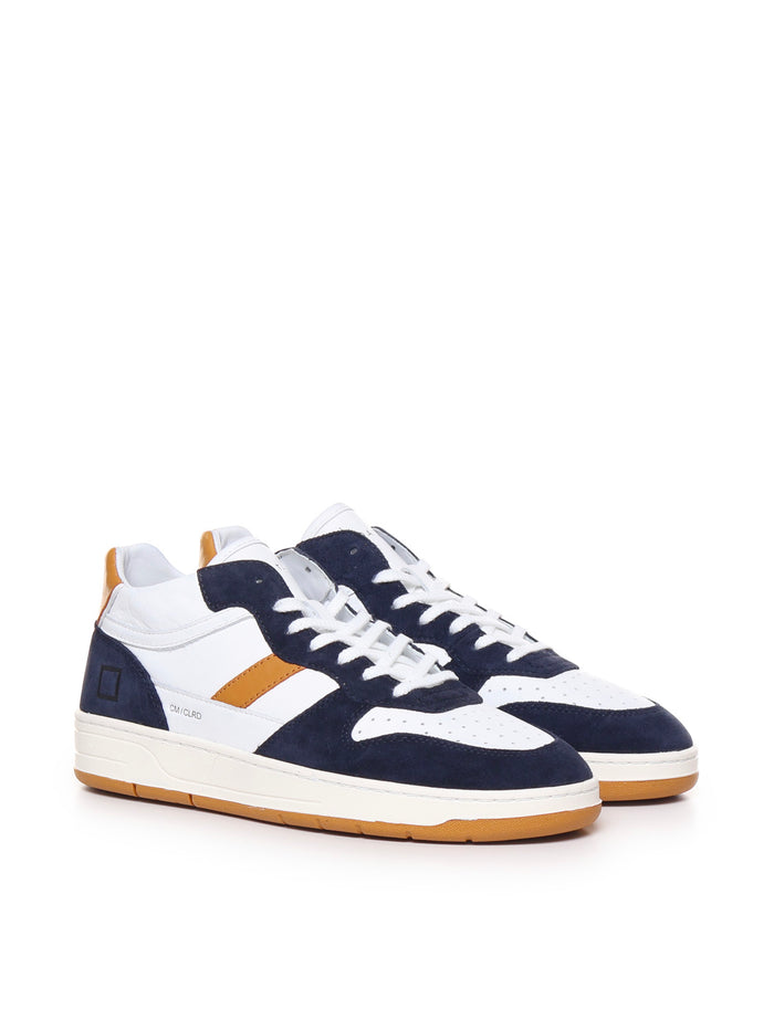 D.a.t.e. Sneakers White, Black, Brown Leather