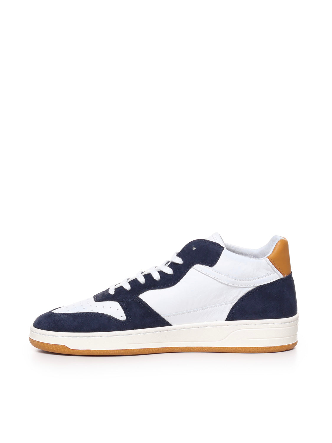 D.a.t.e. Sneakers White, Black, Brown Leather