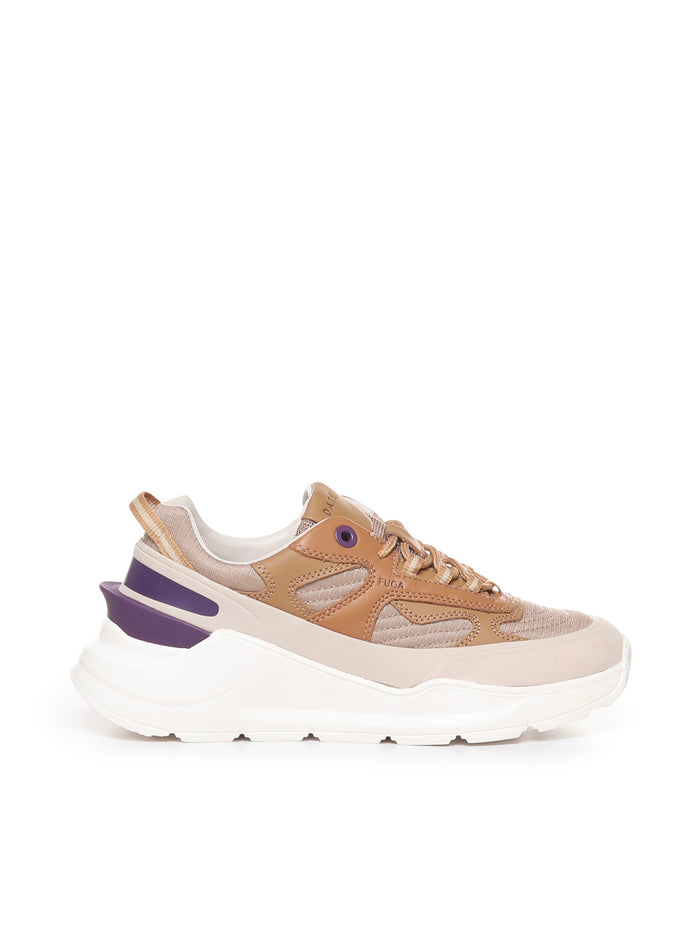D.a.t.e. Sneakers Beige Textile