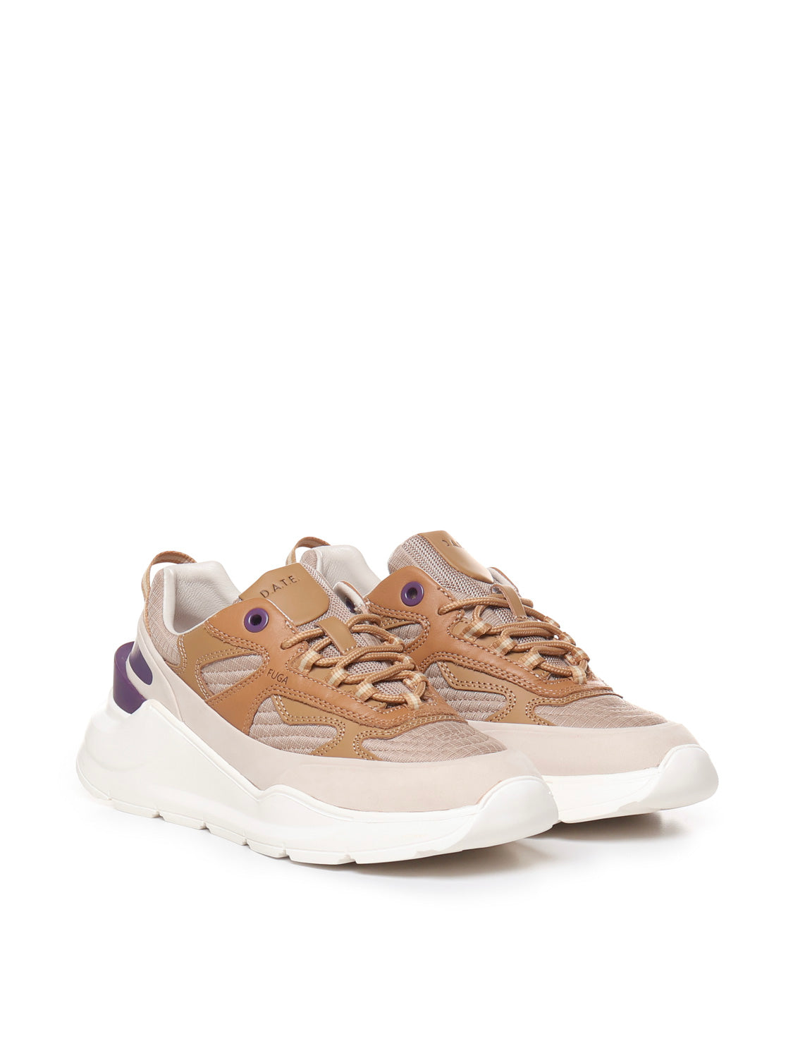 D.a.t.e. Sneakers Beige Textile