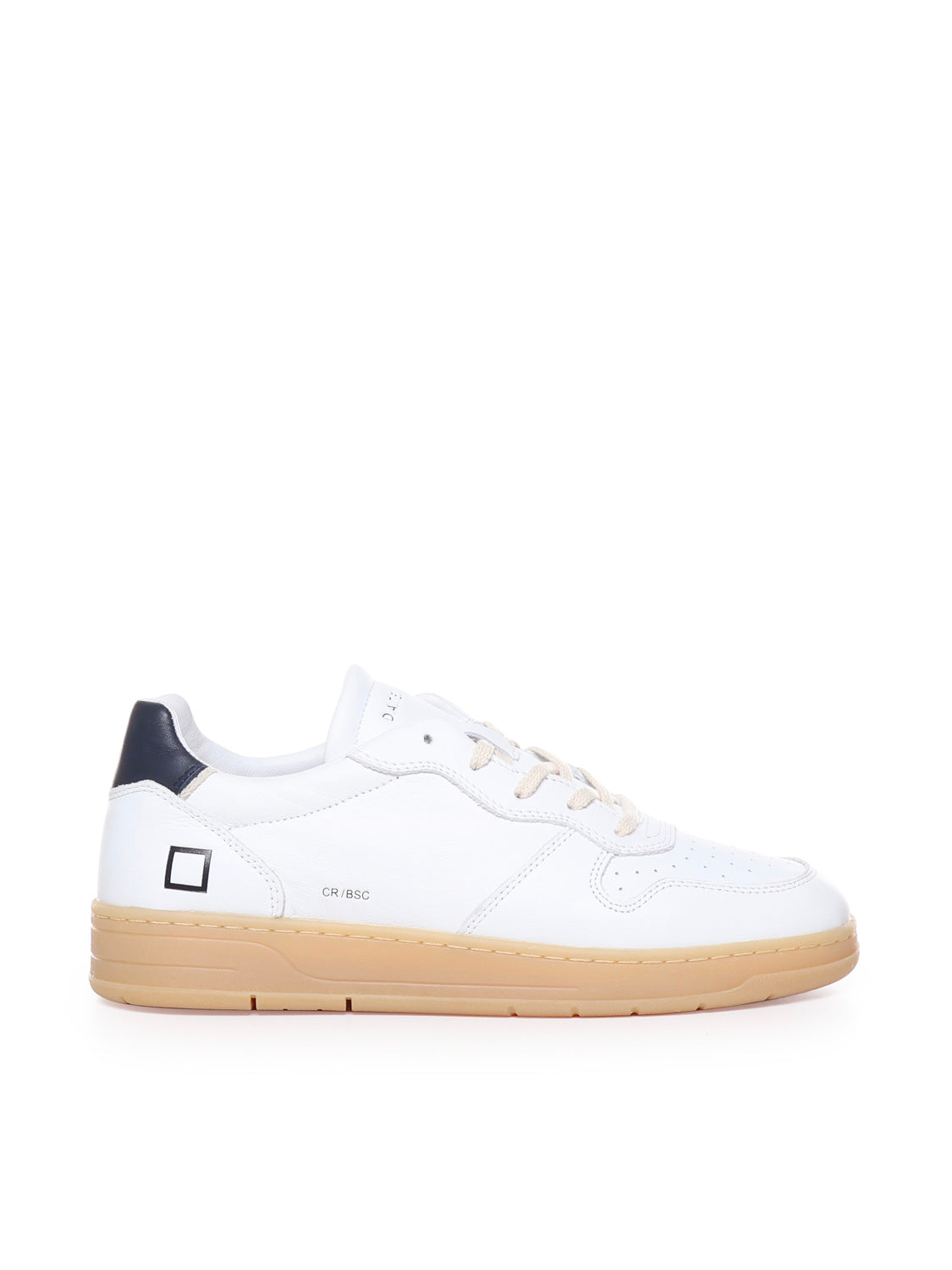 D.a.t.e. Sneakers White-blue Leather