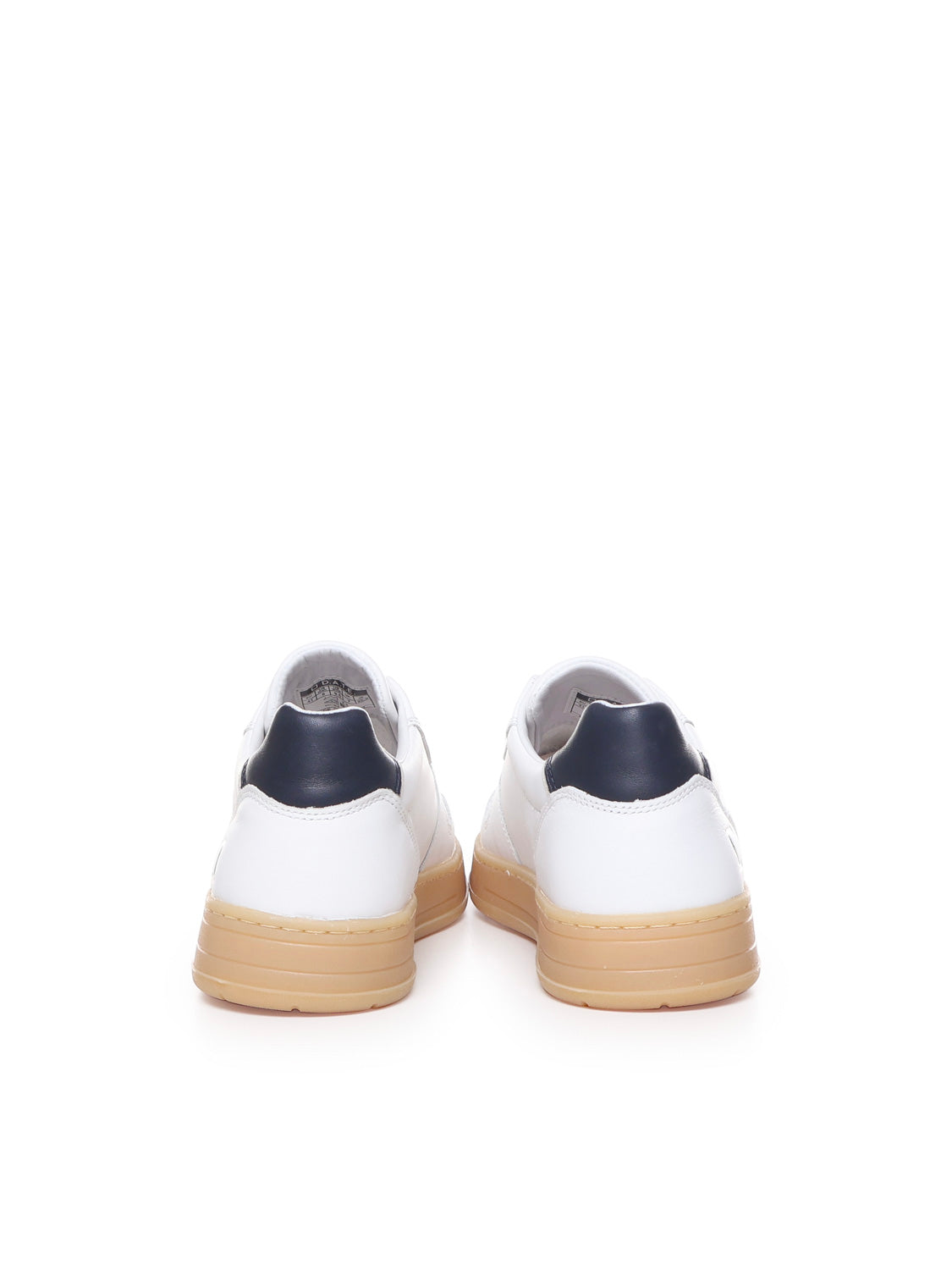 D.a.t.e. Sneakers White-blue Leather