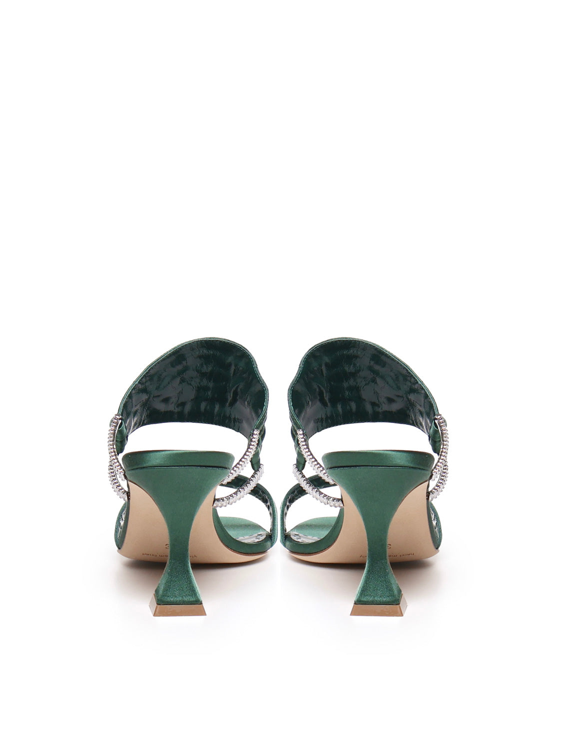 Manolo Blahnik Sandals Green Viscose