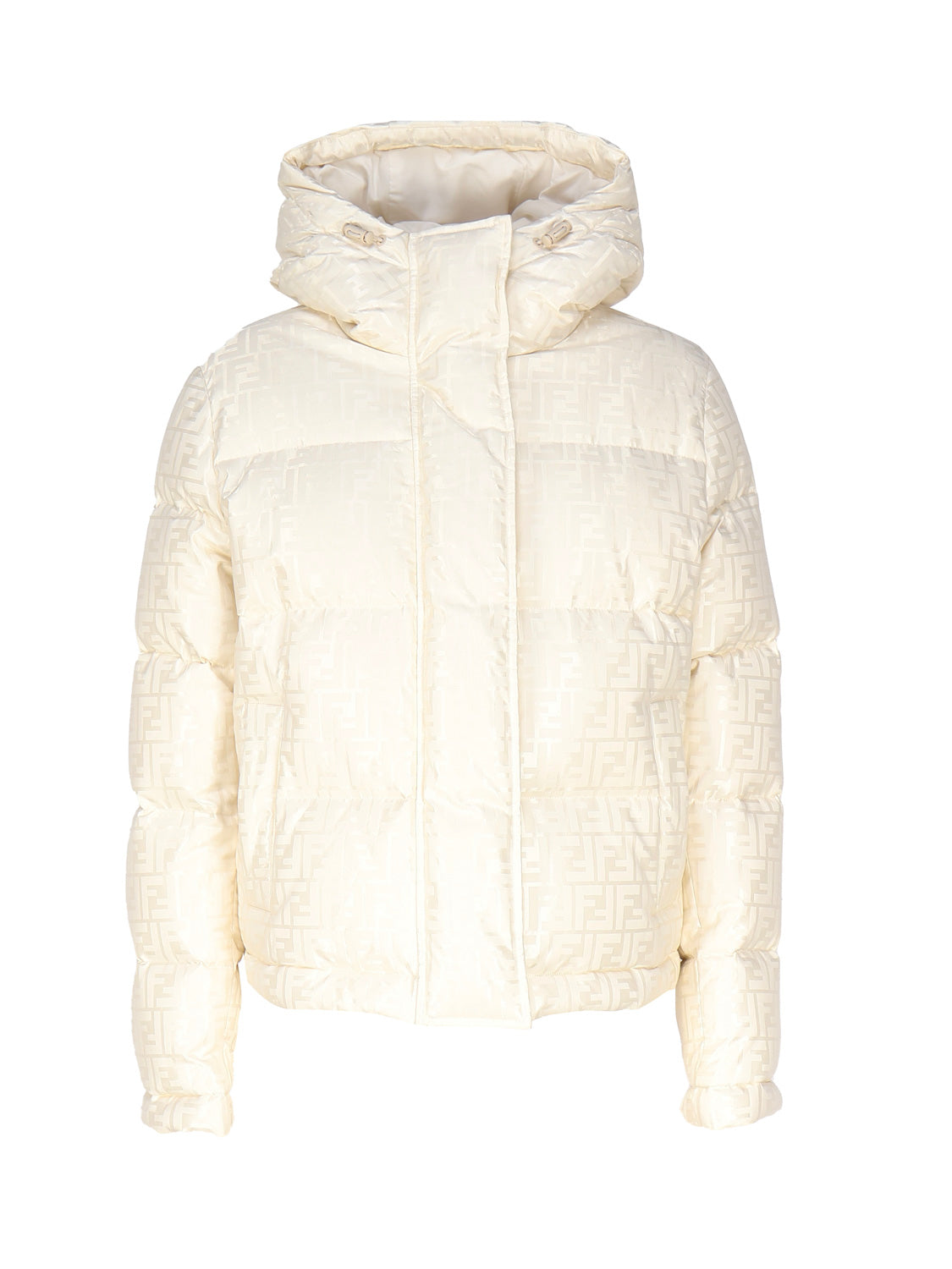 Fendi Coats White Cotton Polyamide