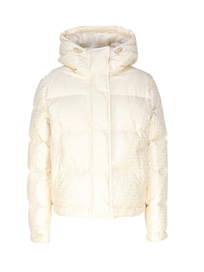 Fendi Coats White Cotton Polyamide