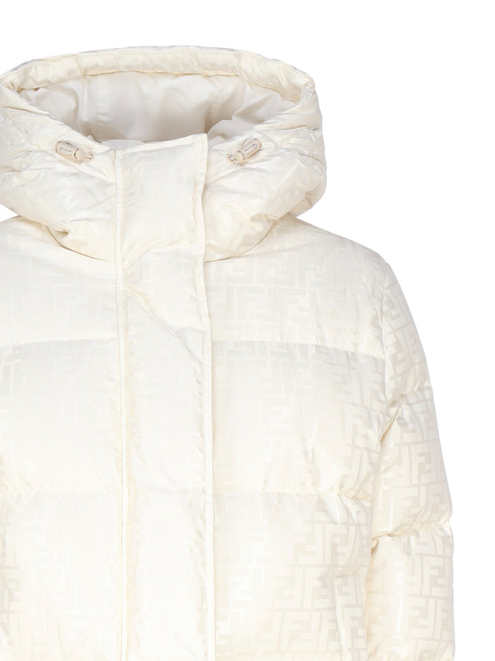 Fendi Coats White Cotton Polyamide