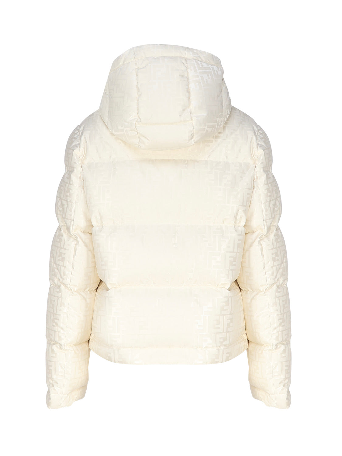 Fendi Coats White Cotton Polyamide