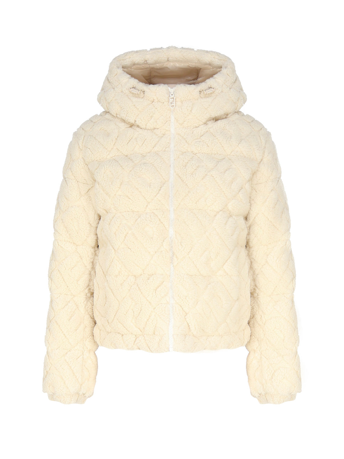 Fendi Coats White Camel Wool