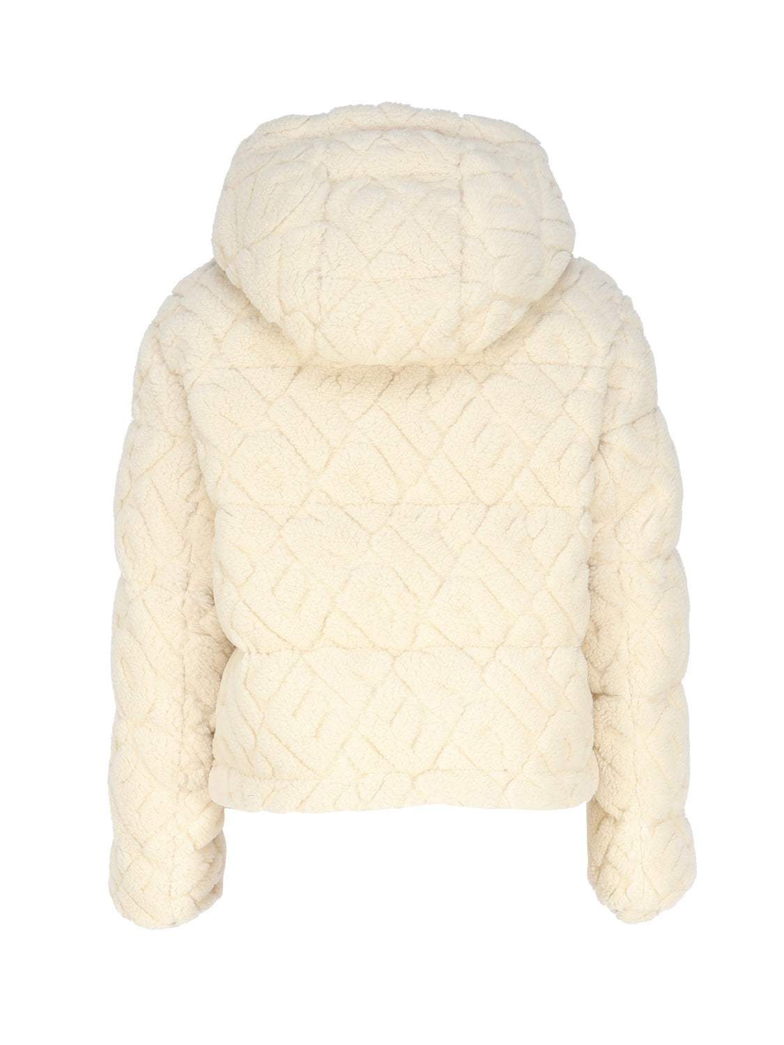 Fendi Coats White Camel Wool