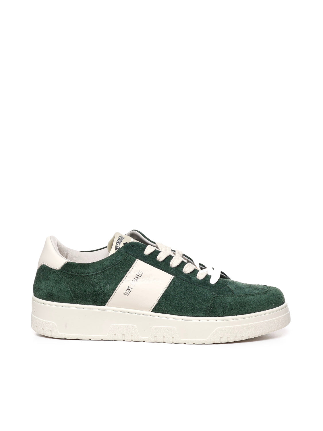 Saint Sneakers Green Suede