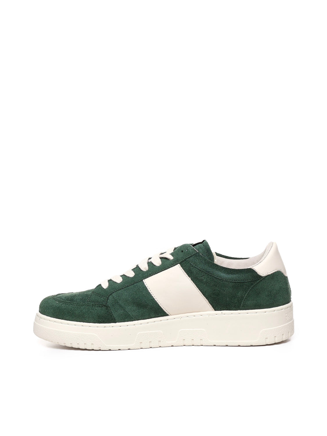 Saint Sneakers Green Suede