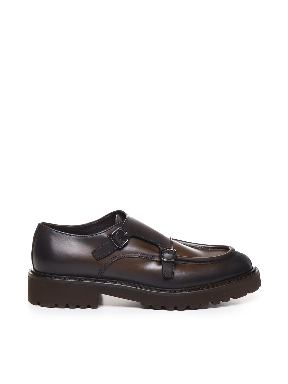 Doucals Flat Shoes Brown Calfskin