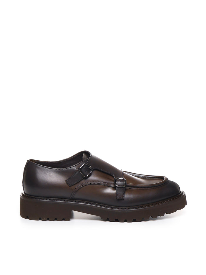 Doucals Flat Shoes Brown Calfskin