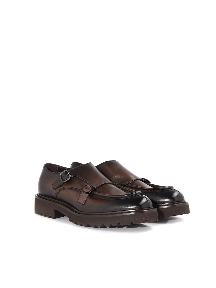 Doucals Flat Shoes Brown Calfskin