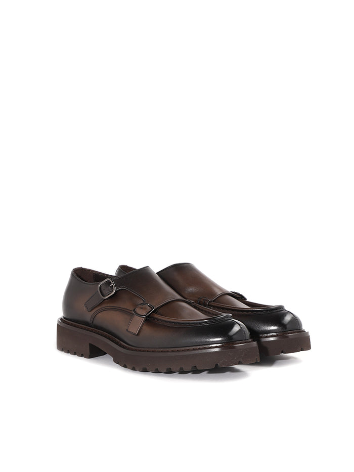 Doucals Flat Shoes Brown Calfskin