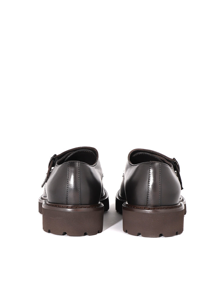 Doucals Flat Shoes Brown Calfskin