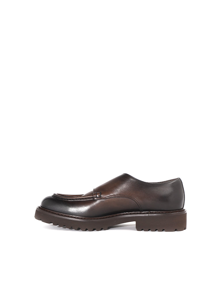 Doucals Flat Shoes Brown Calfskin